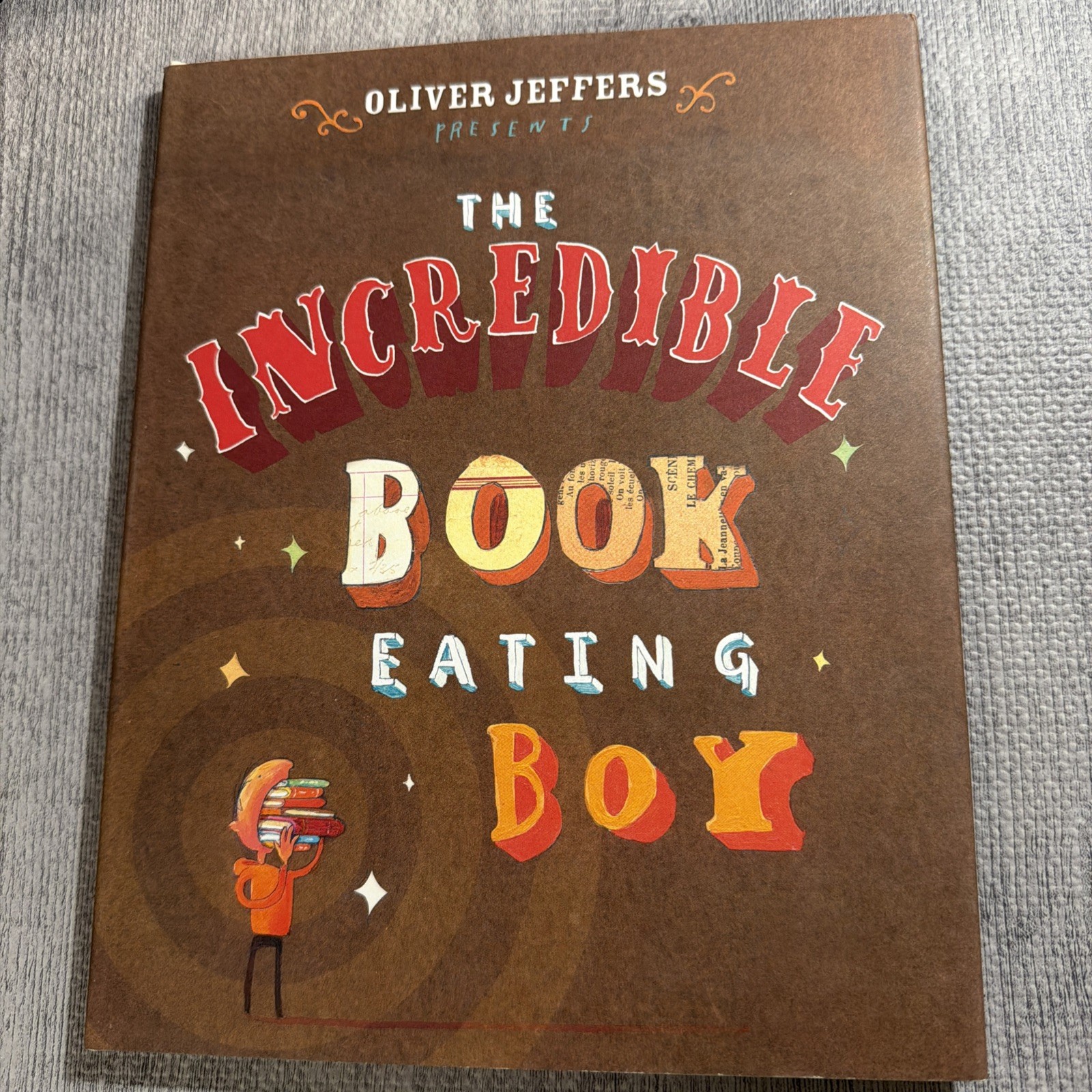 The Incredible Book Eating Boy by Jeffers, Oliver Hardback Book The Fast Free