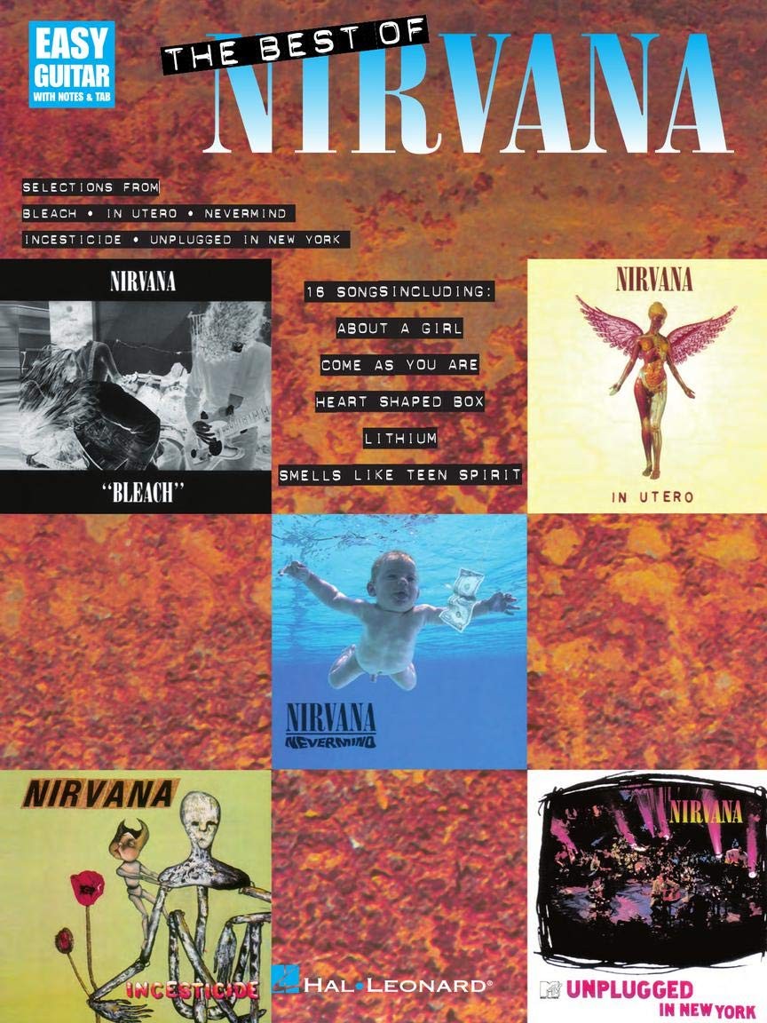 The Best of Nirvana – Easy Guitar Songbook | Guitar TAB with Chords and Ly…