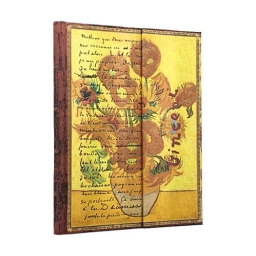 Van Gogh, Sunflowers Ultra Lined Hardcover Journal, 144pg, 120gsm, the Van Gogh