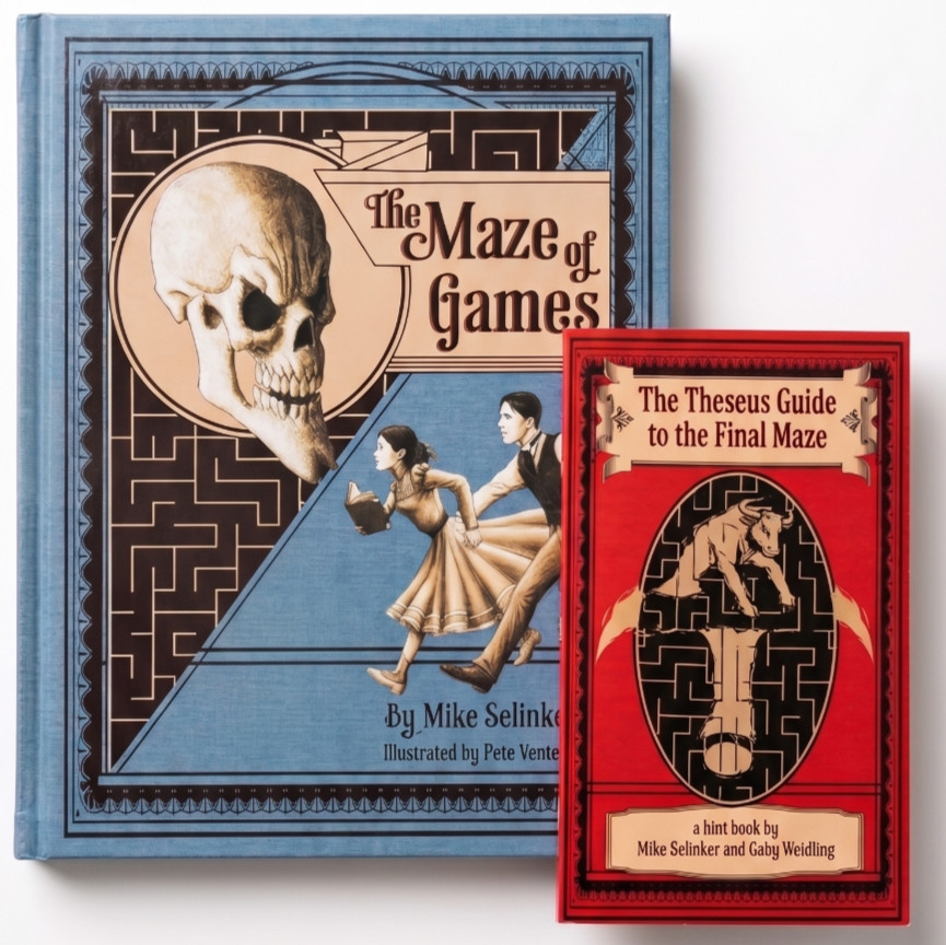 The Maze of Games Mike Selinker 2nd Ed Hardcover Theseus Guide Lone Shark