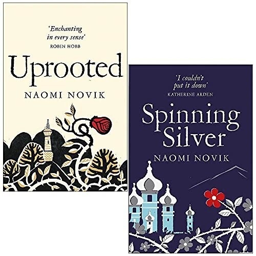 Naomi Novik 2 Books Collection Set (Uprooted & Spinning Silver) NEW