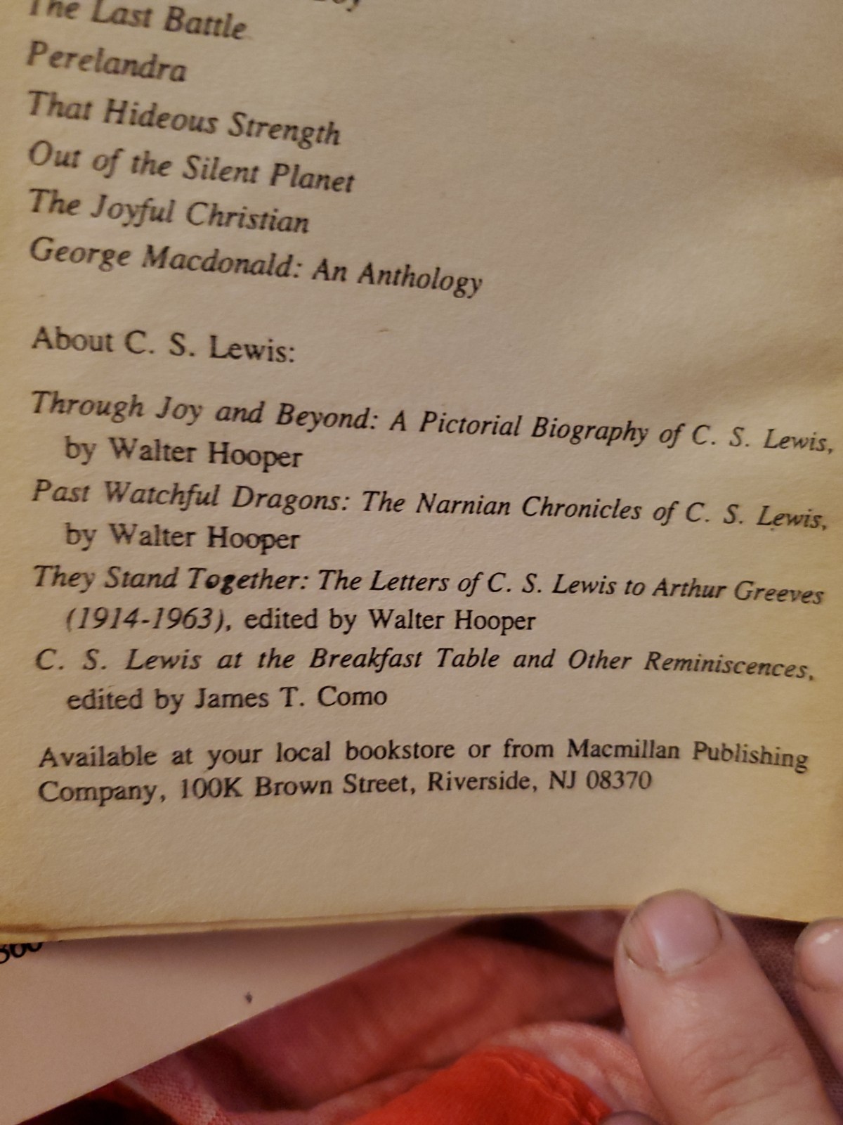 Six by Lewis: Box Set by C. S. Lewis (1982, Paperback)