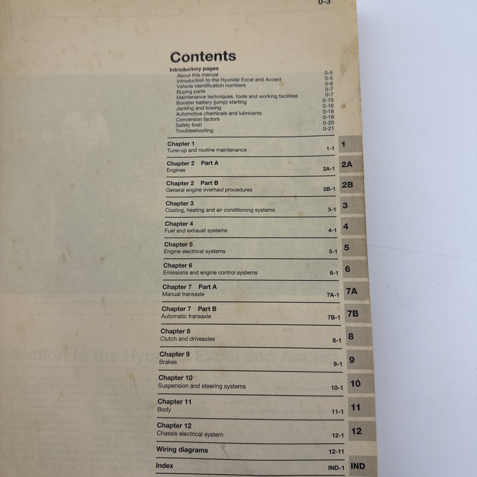 Hyundai Excel & Accent Haynes Repair Manual 1986–1998 All Models Paperback