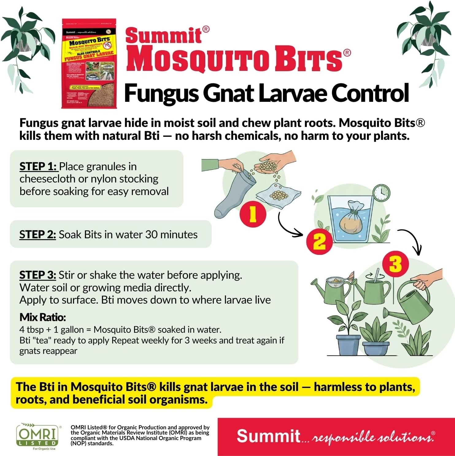 Summit 117-6 Mosquito Bits, Granular, 30 oz Package
