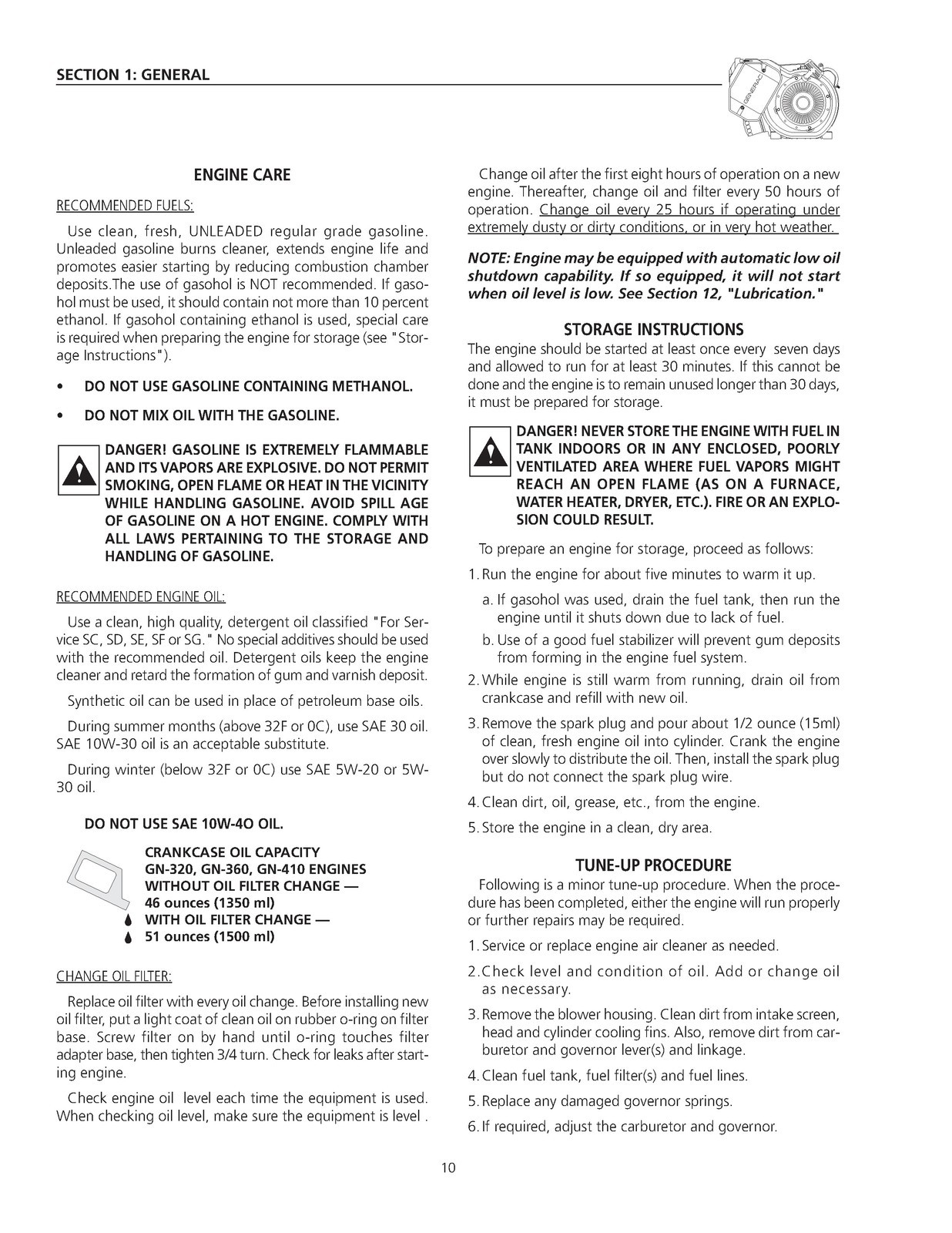 GENERAC 320 360 410 Large Frame GN Engines Service Repair Manual – WIRE BIND