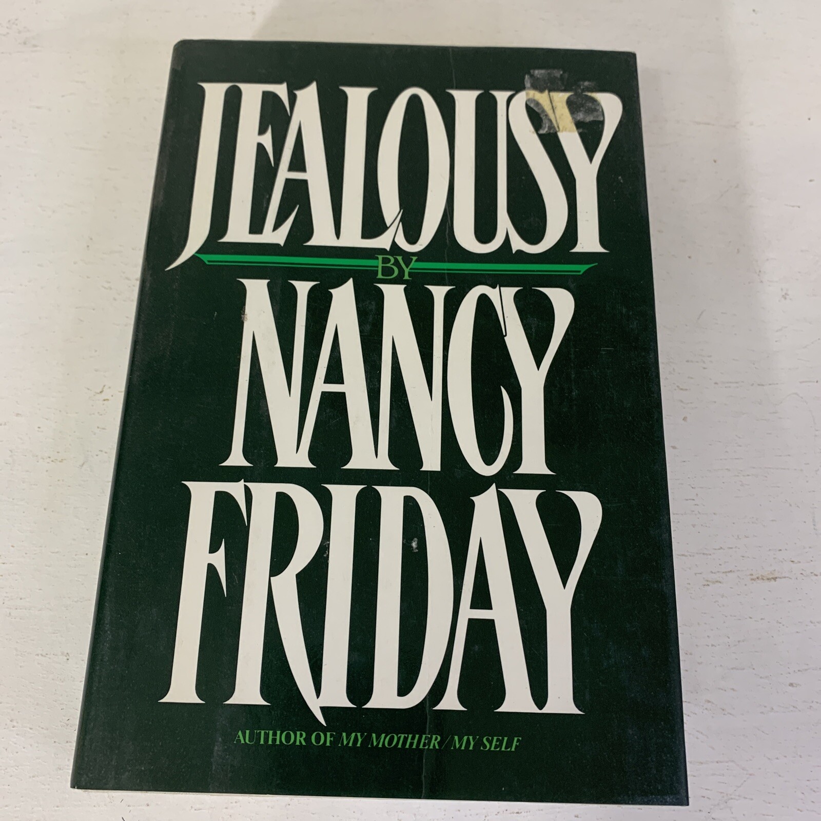 Jealousy Hardcover Book By Nancy Friday With Dust Jacket 1st Edition