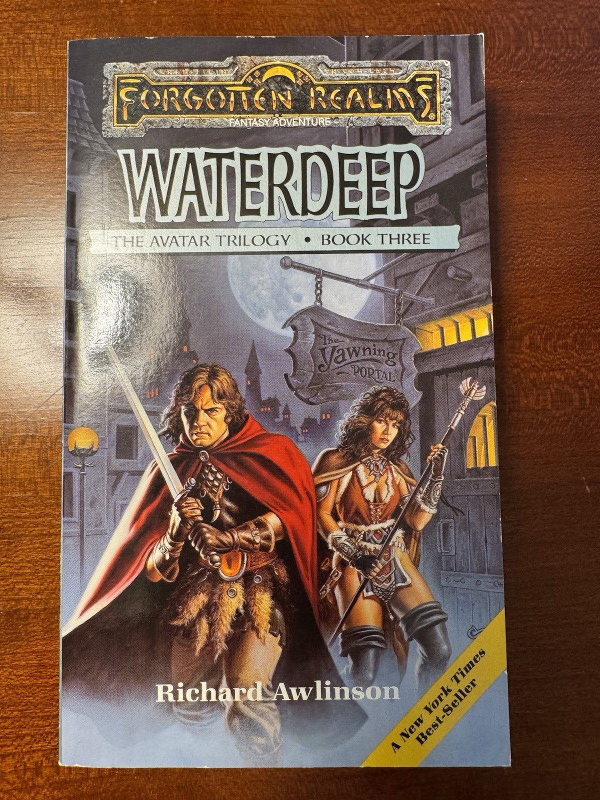 Richard Awlinson Waterdeep Paperback TSR 1989 Forgotten Realms 1st Printing Map