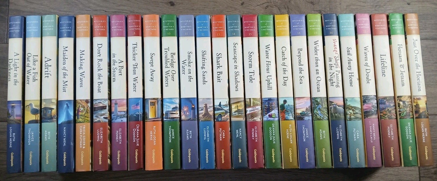 Guideposts Mysteries of Martha’s Vineyard COMPLETE SET 1-25 Hardcover Like – New