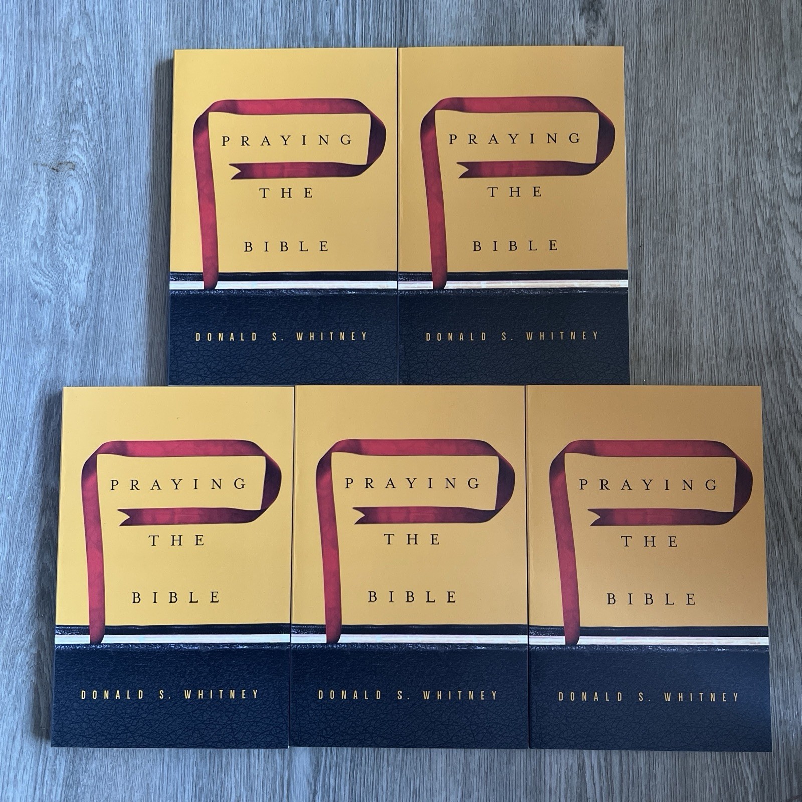 Lot Of 5 – Praying the Bible by Whitney, Donald S. – Religious Group Reading