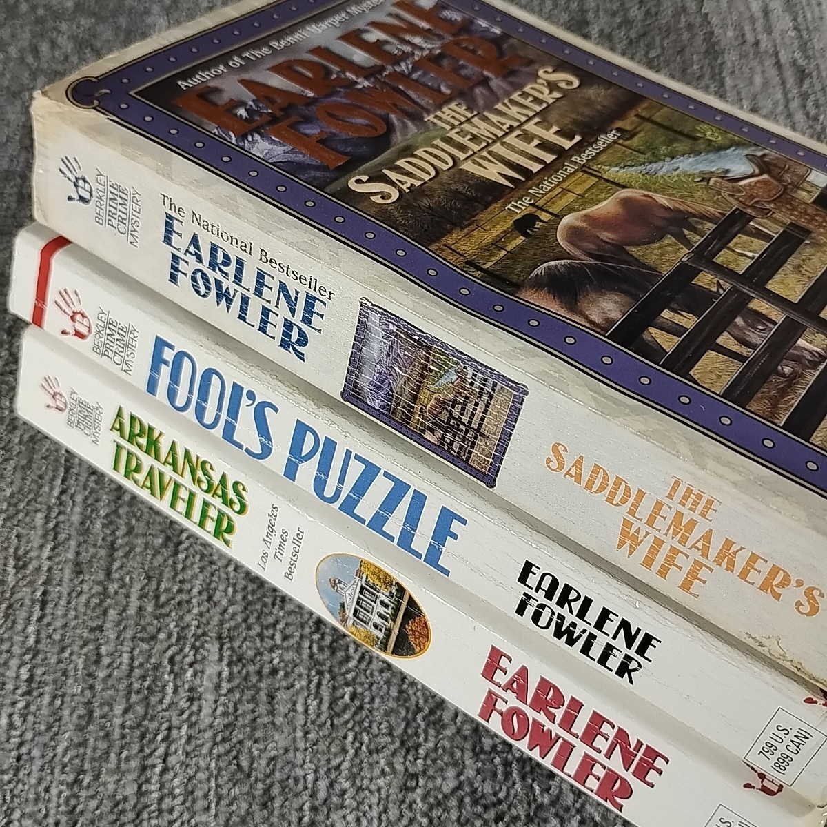 Benni Harper Series By Earlene Fowler 3 Cozy Mystery Book Lot Puzzle Arkansas