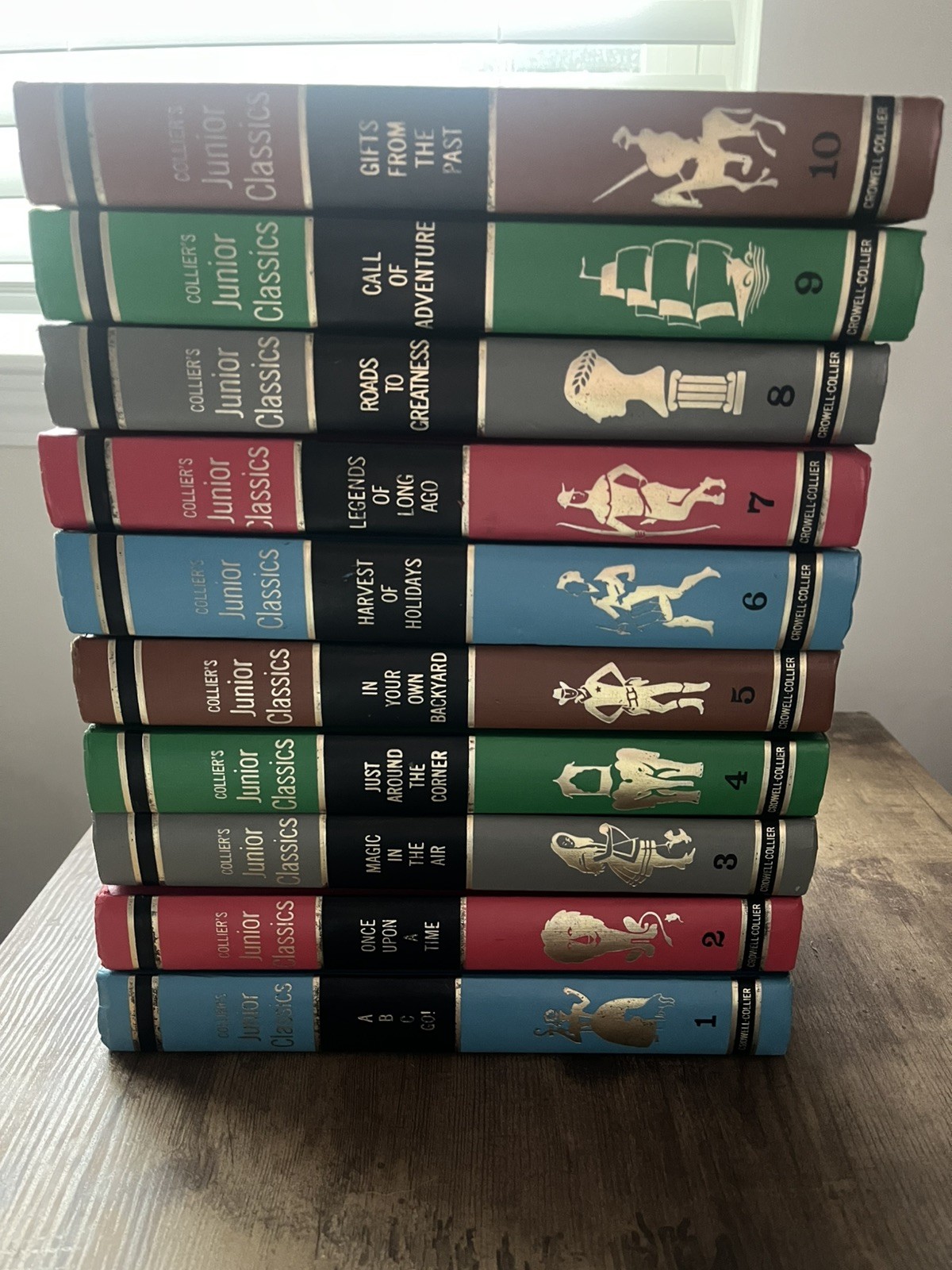 Collier’s Junior Classics (10 Volume Set) by Margaret Martignoni 1962