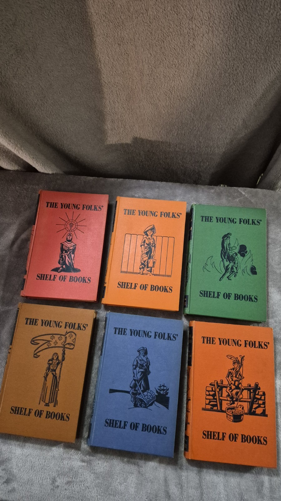 Collier’s The Junior Classics: The Young Folks Shelf of Books Set 6 Hardback OBO