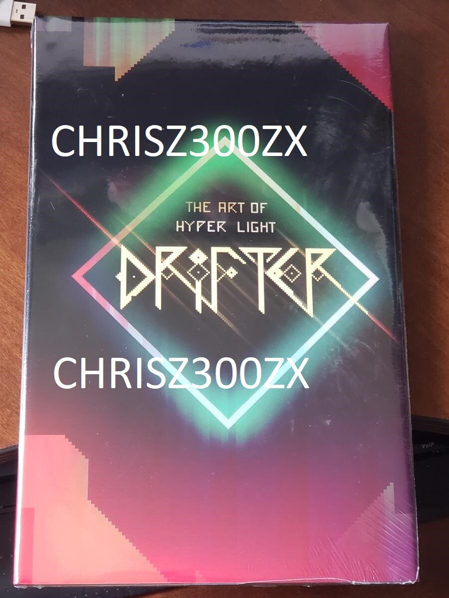 The Art of Hyper Light Drifter Official Hardcover Art Book Lore Guide 220 Pages