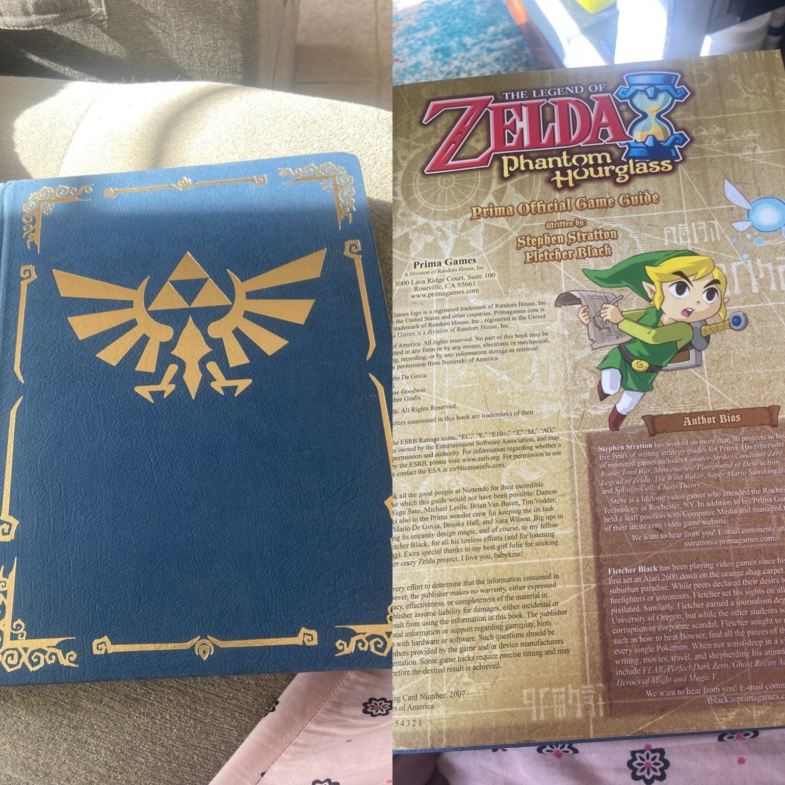 LEGEND OF ZELDA PHANTOM HOURGLASS COLLECTORS EDITION Guide Book Poster Booklet