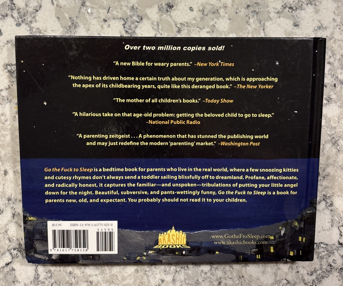 Go the F to Sleep by Adam Mansbach (2011, Hardcover)