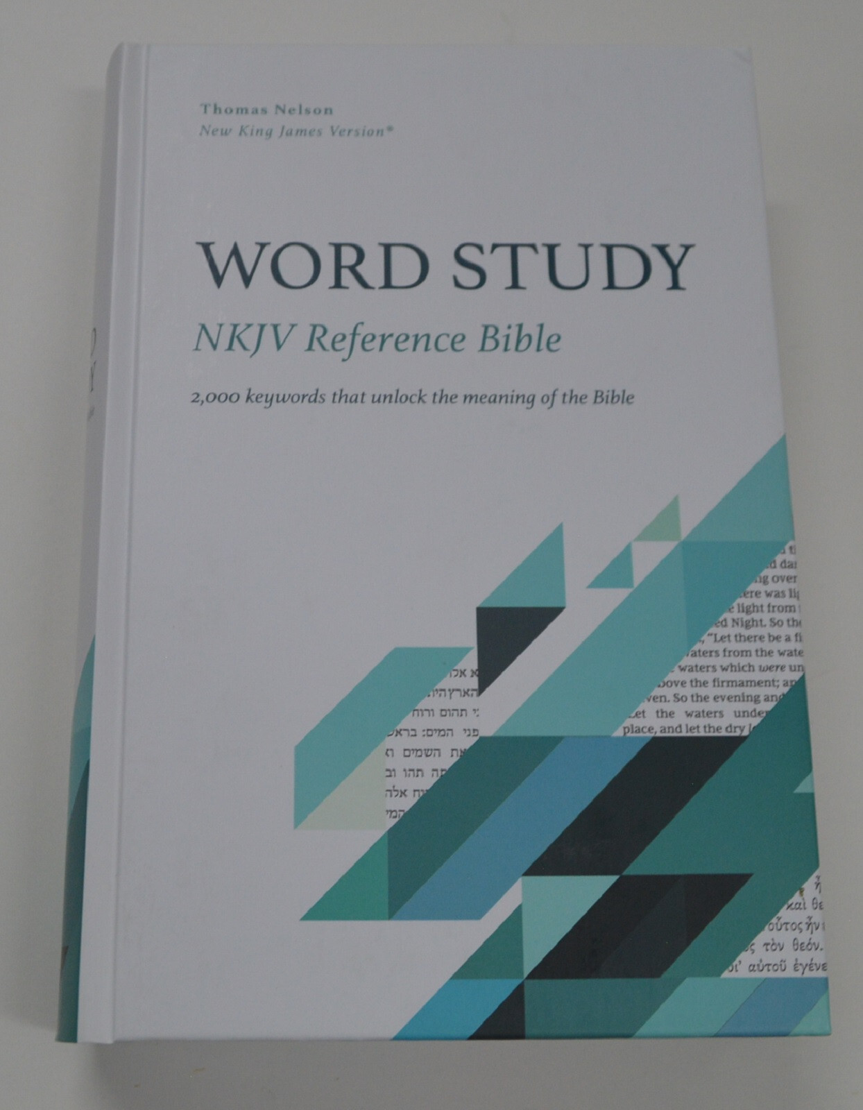 NKJV Word Study Reference Bible Hardcover Red Letter Very Good