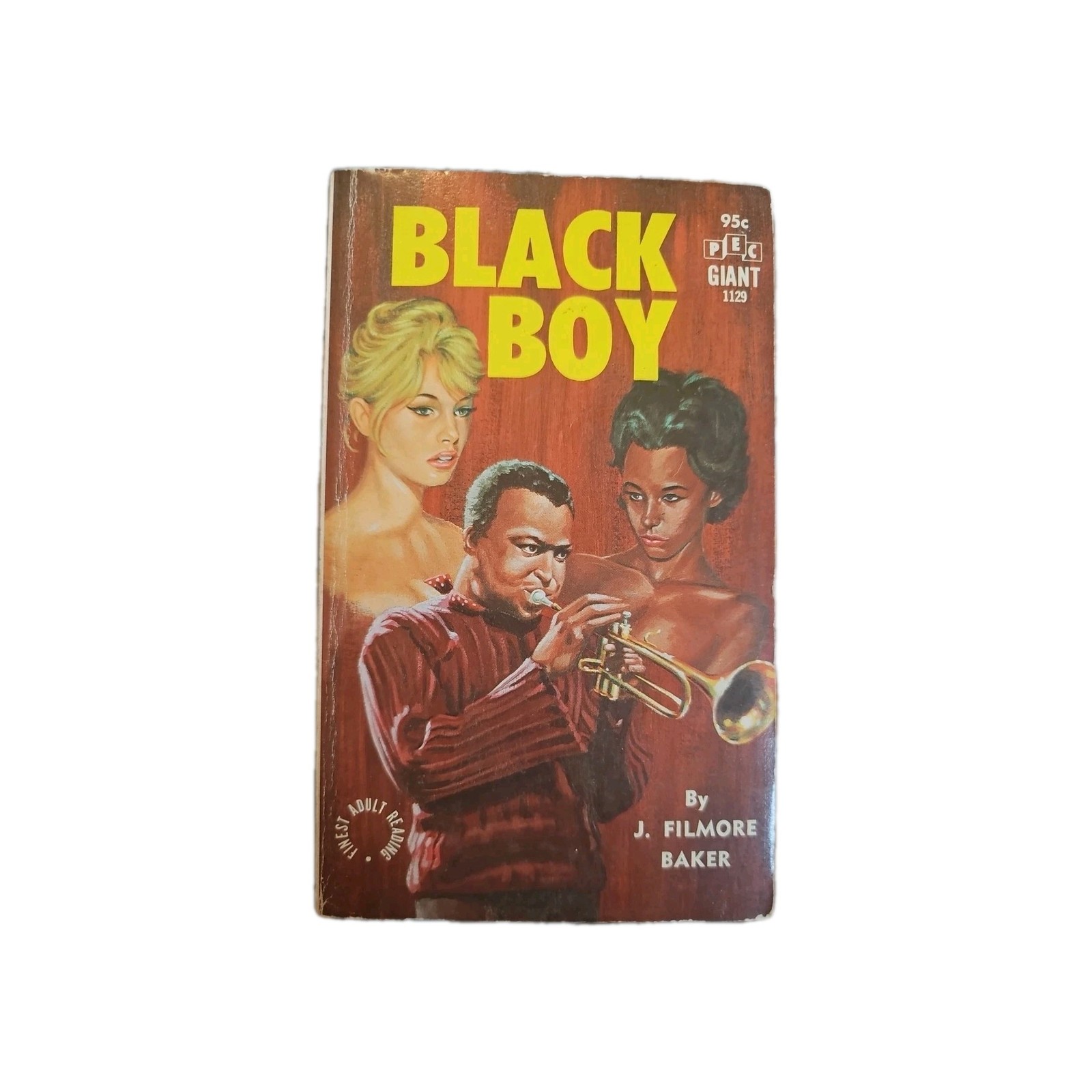 Black Boy 1967 J. Filmore Baker PEC Giant 1129 Publishers Export Inc Sleeze Pulp