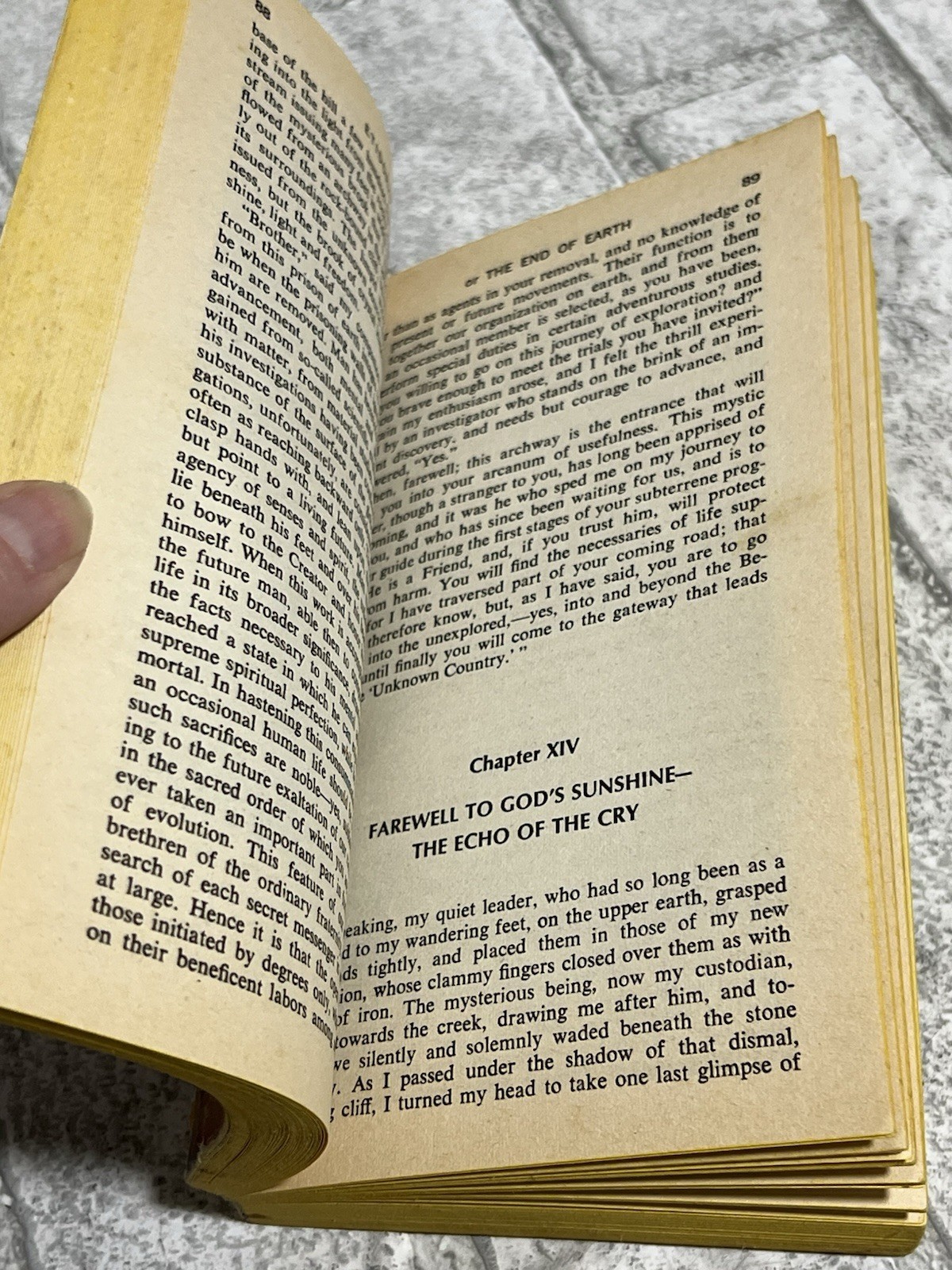 John U. Lloyd: Etidorpha, or The End of Earth Pbk 1976- RARE