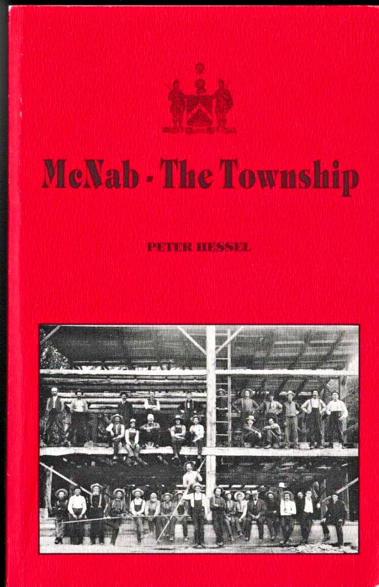 McNAB THE TOWNSHIP HISTORY GENEALOGY SIGNED HESSEL 342 PAGES