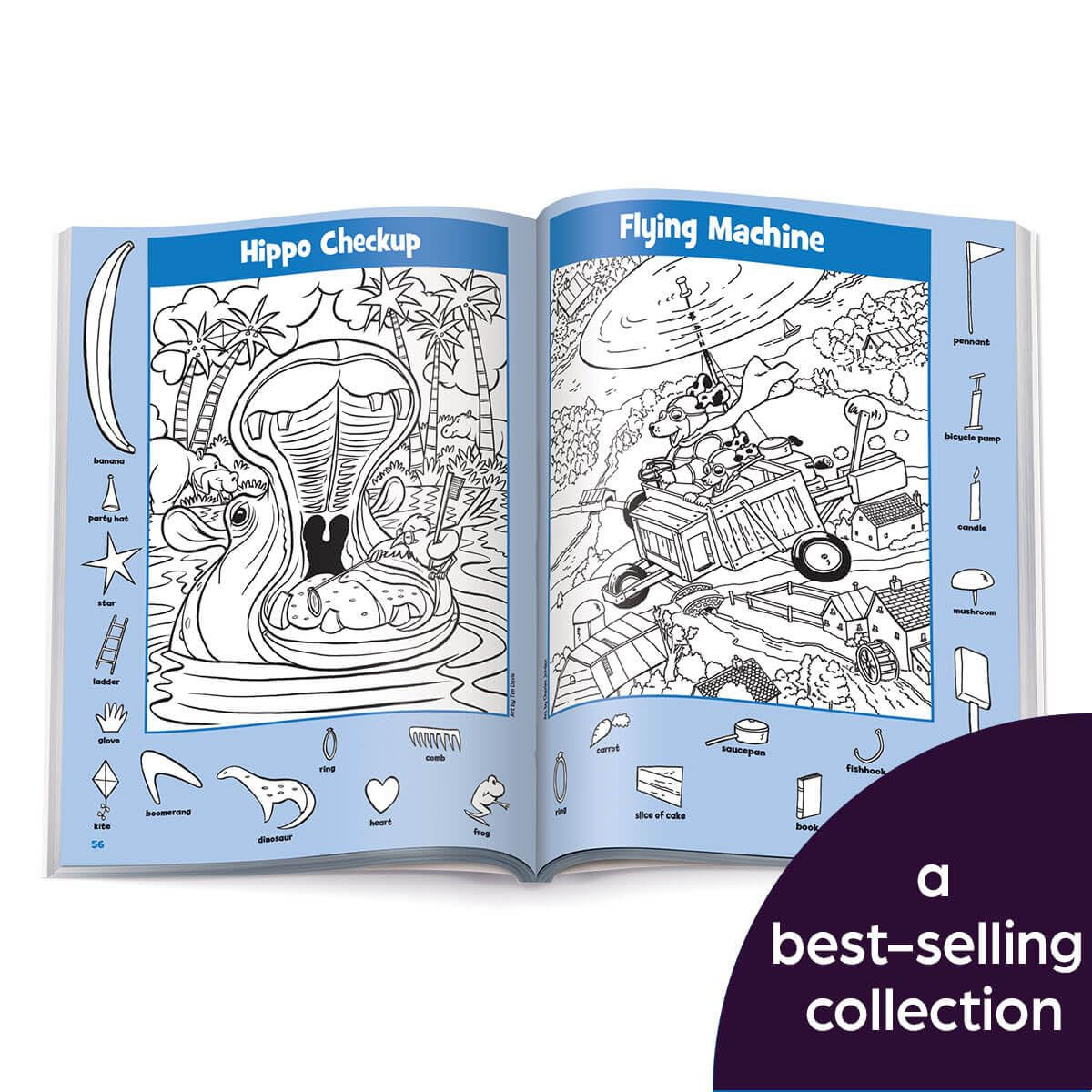 Jumbo Book of Hidden Pictures: Puzzle Activity Book for Kids Packed with More th