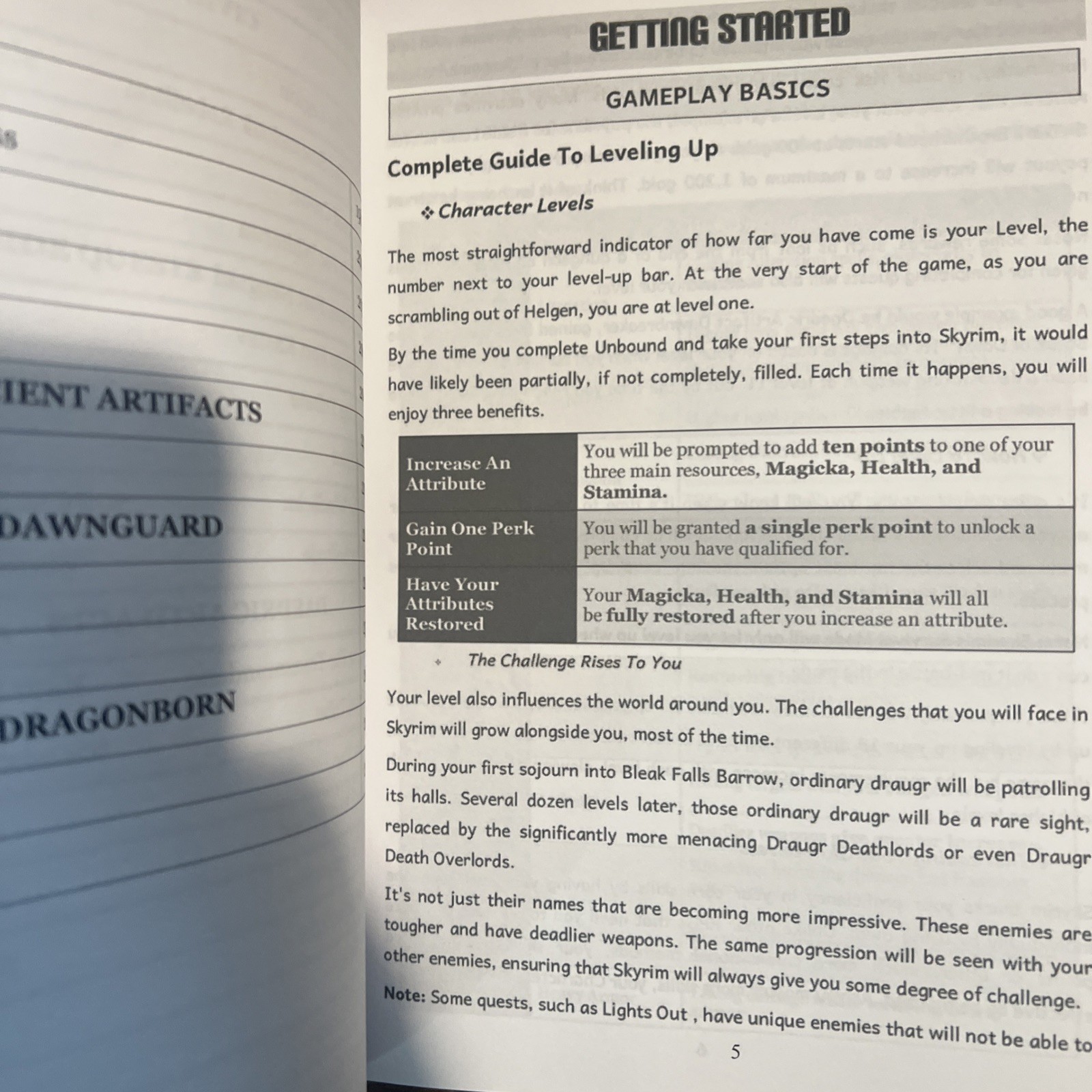 Elder Scrolls V Skyrim Anniversary edition Strategy Book Video Game Guide