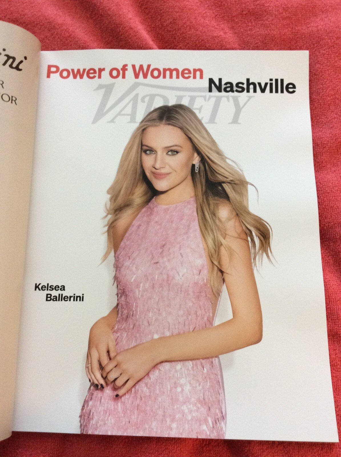 VARIETY MAGAZINE APRIL 29 2025 KELSEA BALLERINI POWER OF WOMEN NASHVILLE