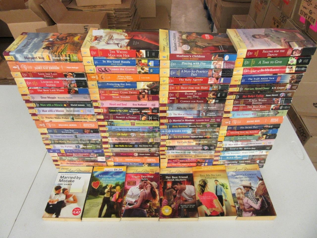 HUGE Lot of (84) HARLEQUIN SUPER ROMANCE 2000s SERIES Books Novels MARGARET WAY