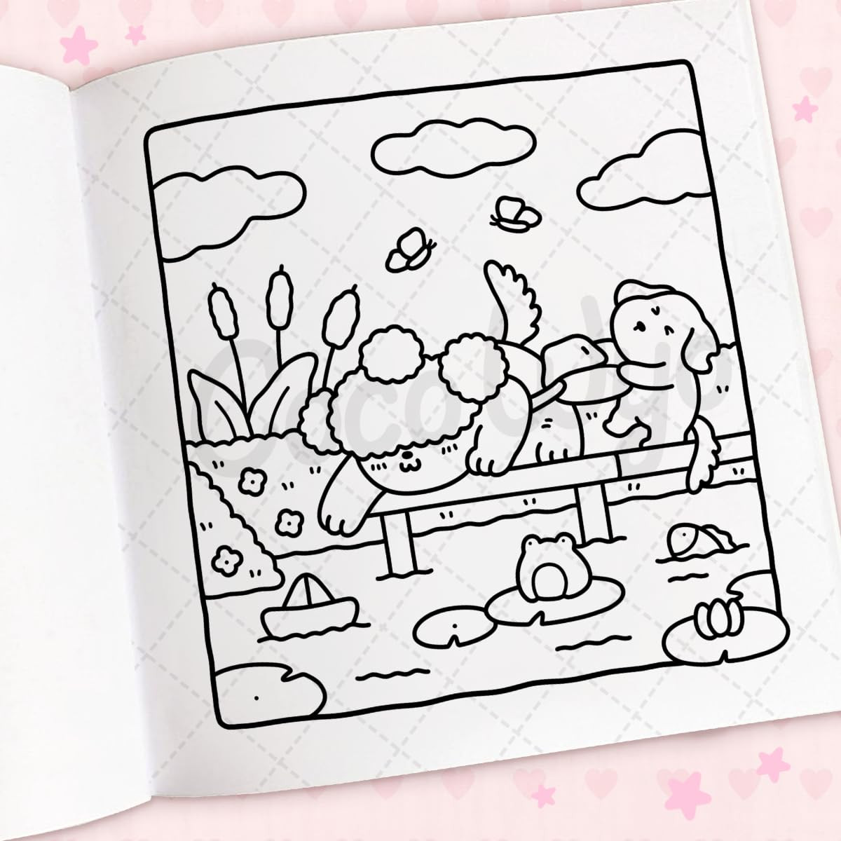 Cozy Cuties: Coloring Book for and Kids (Cozy Spaces Coloring)