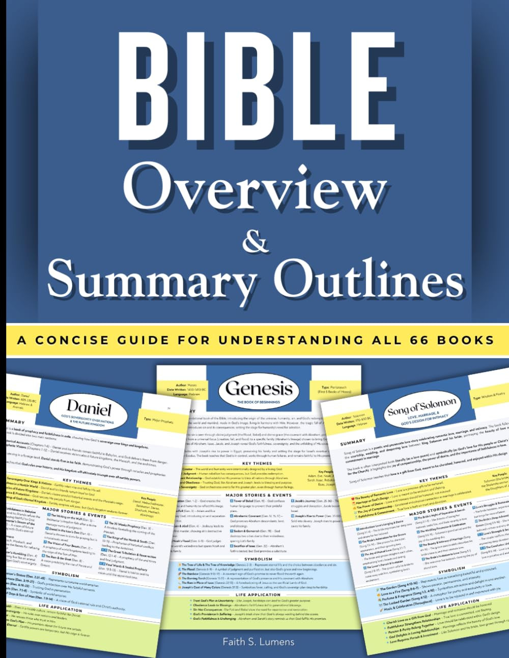Bible Overview & Summary Outlines: a Quick and Concise Guide for Easy Understand