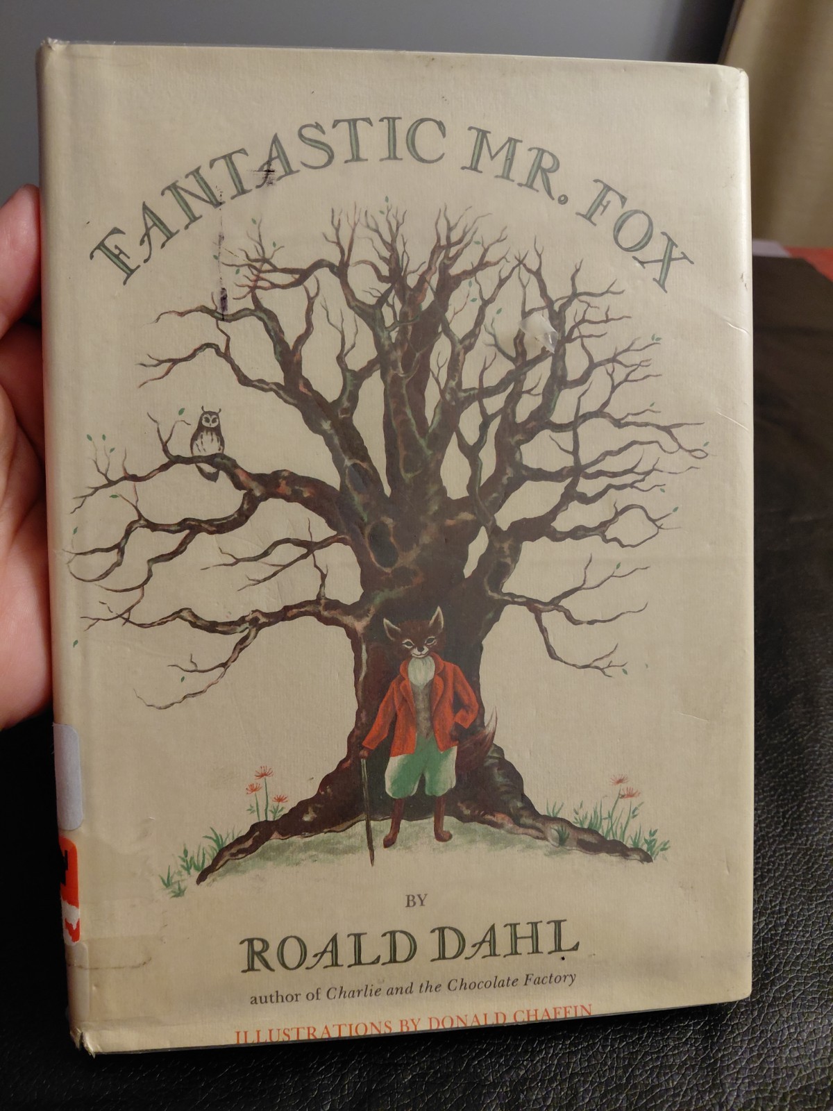 FANTASTIC MR. FOX by Roald Dahl 1970’s hard cover book Vintage EX-LIBRIS