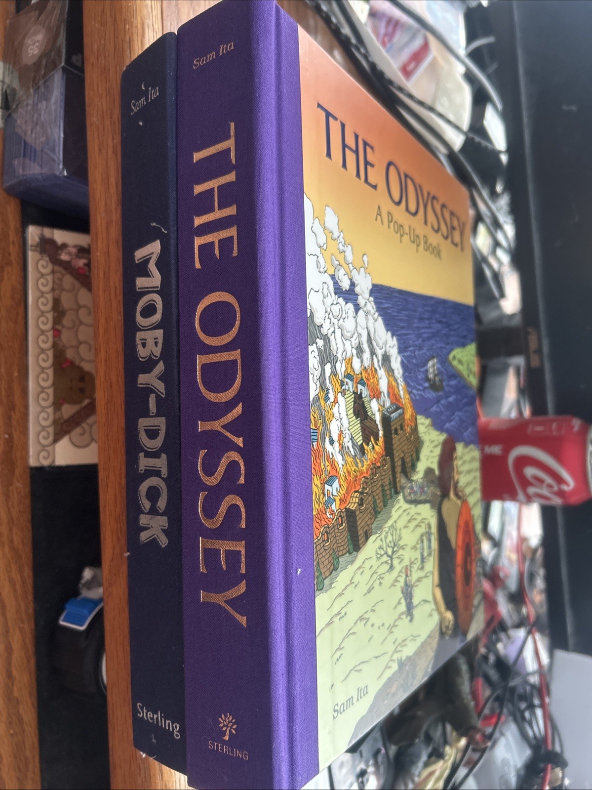 Odyssey : A Pop-Up Book by Sam Ita 2011 Hardcover And Moby-Dick Lot Of Two Rare!