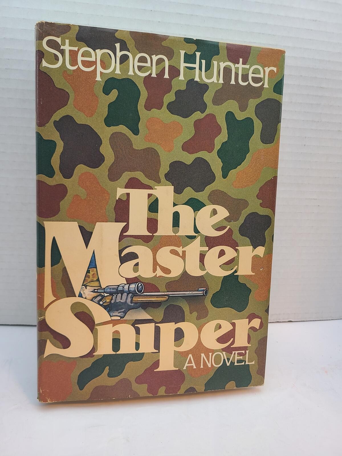 Very Rare The Master Sniper Stepen Hunter 1980 Vintage Debut Book w/ Dust Jacket