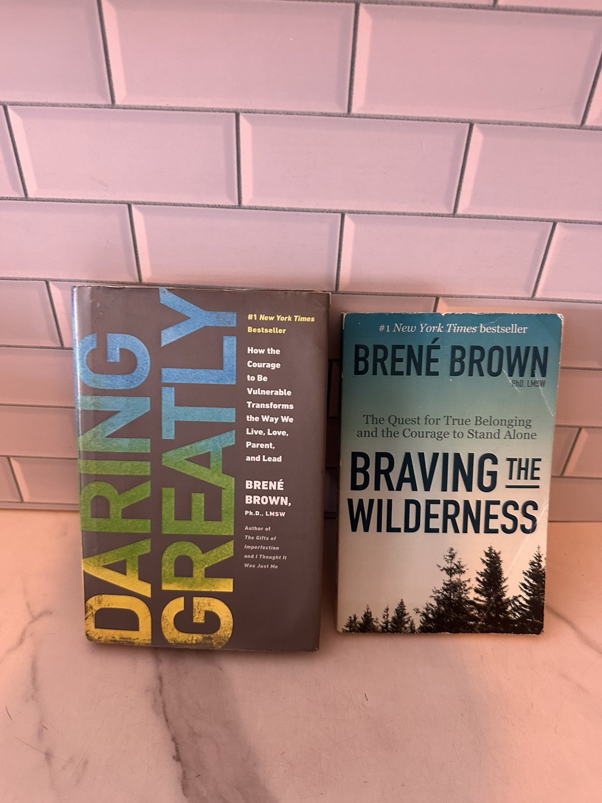 Lot of 2 Brene Brown PHD Books