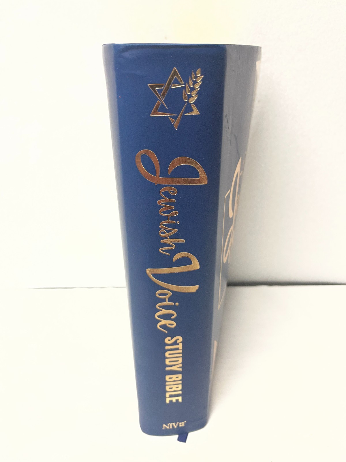 Jewish Voice Study Bible; NIV; Blue Leatherette Cover w. Gold Lettering