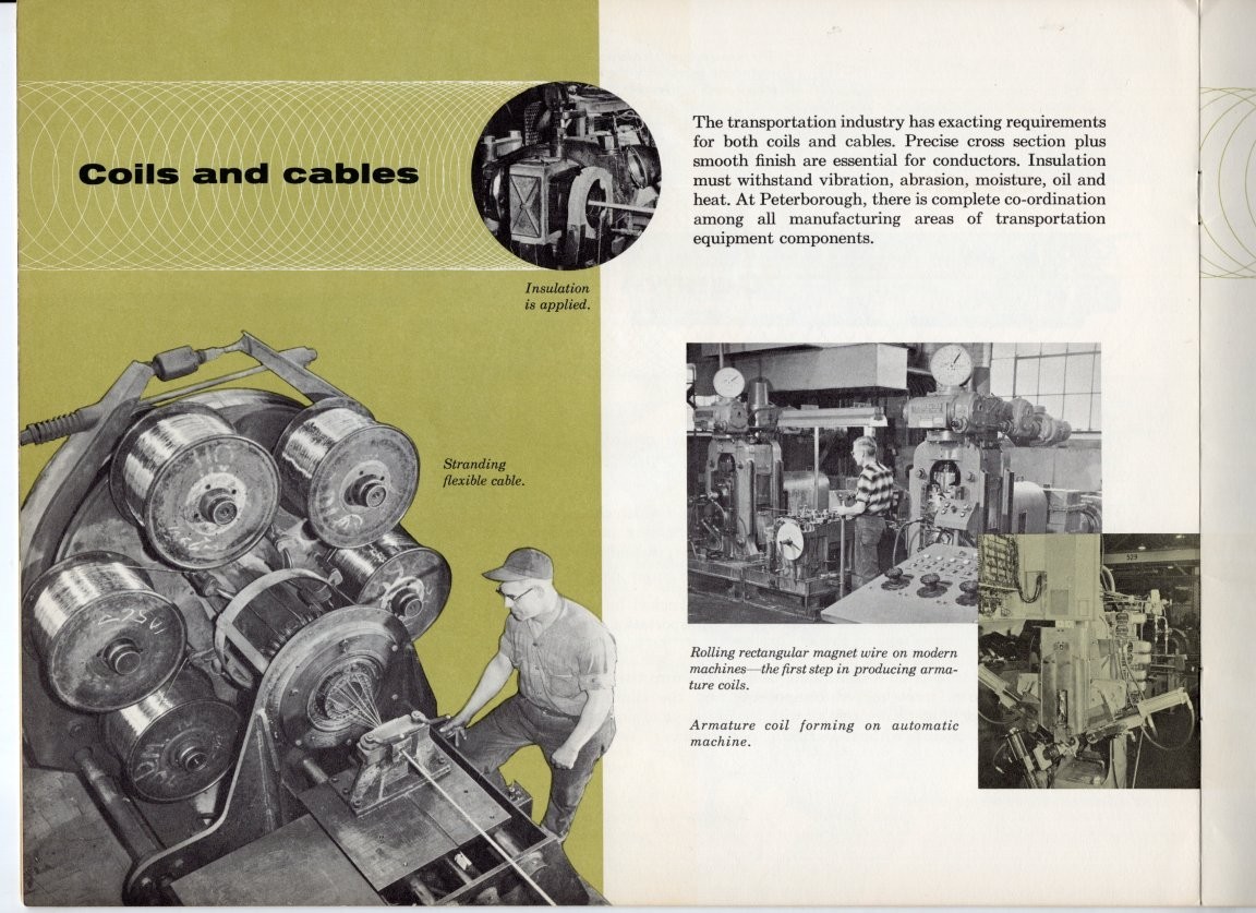 1960s Brochure PROGRESS IN MOTION CANADIAN GENERAL ELECTRIC COMPANY Peterborough
