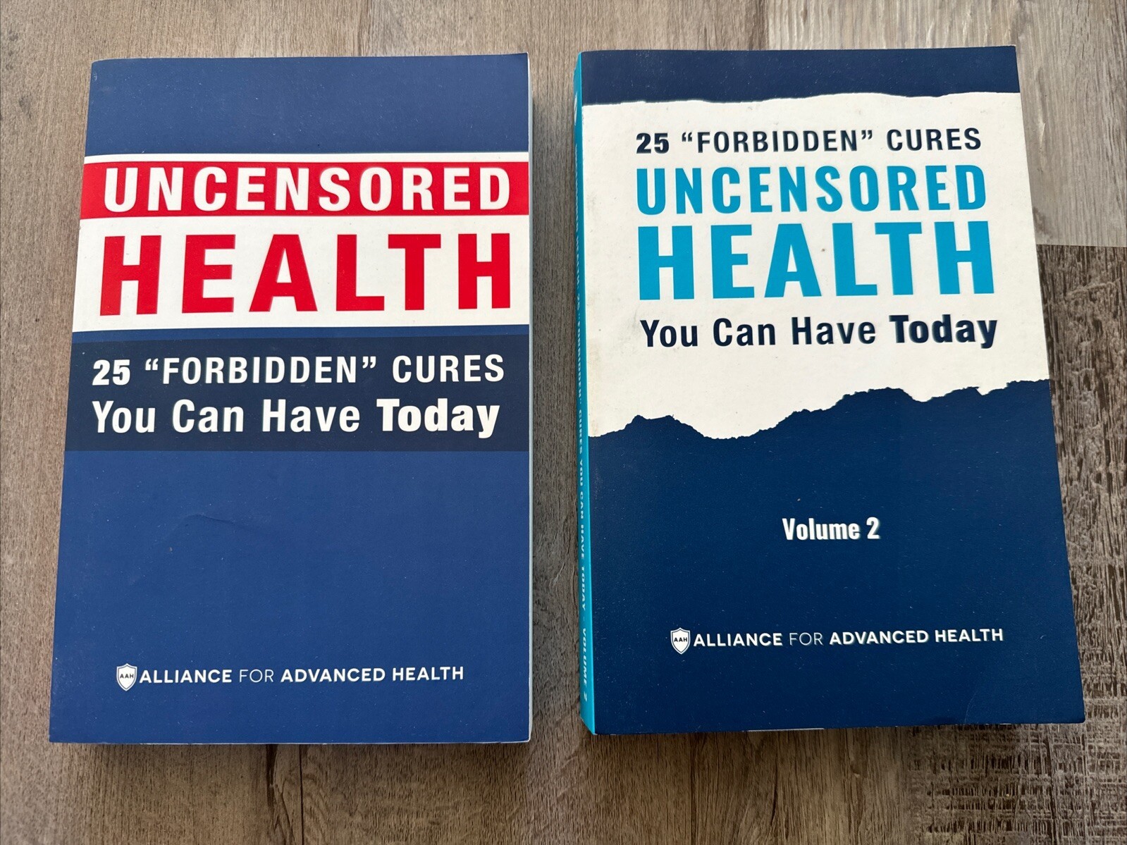 Uncensored Health 25 “Forbidden” Cures You Can Have Today Paperback Volume 1 & 2