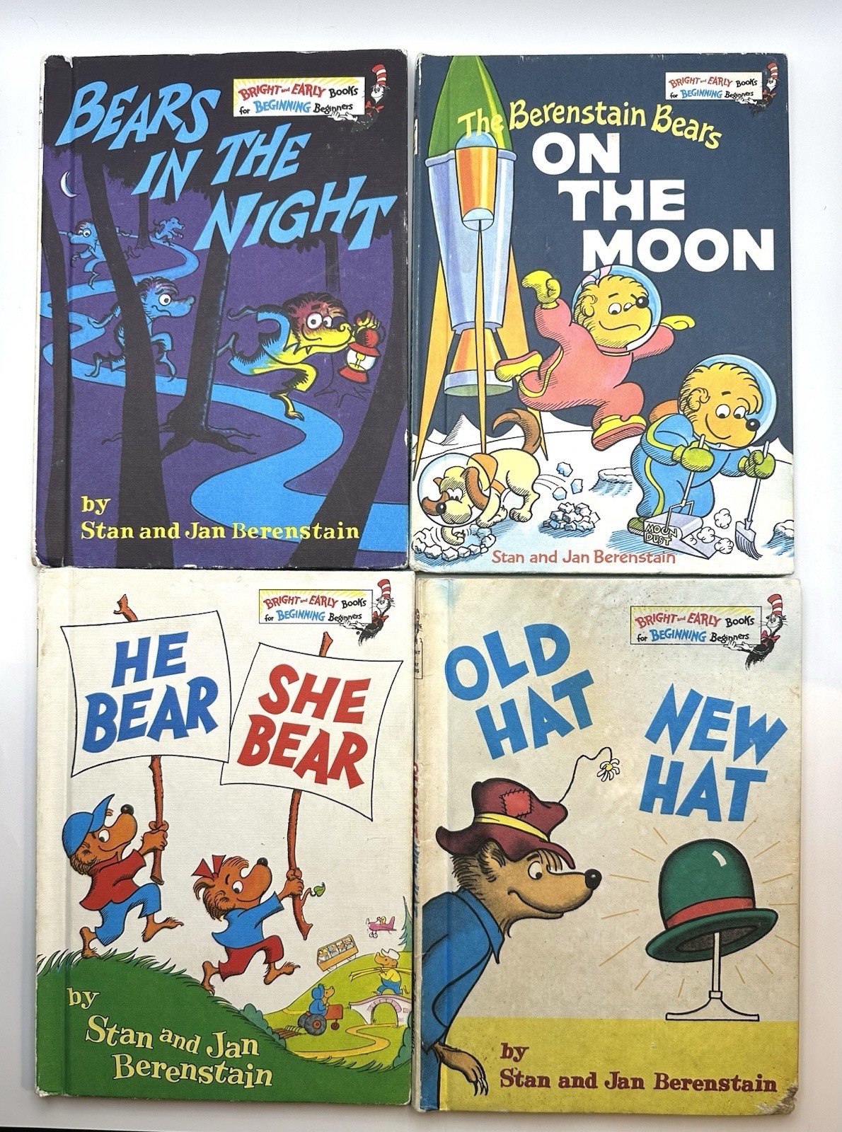 VINTAGE 1960’S-1970’S Dr Seuss Book Lot of 15 Bright & Early For Beginners