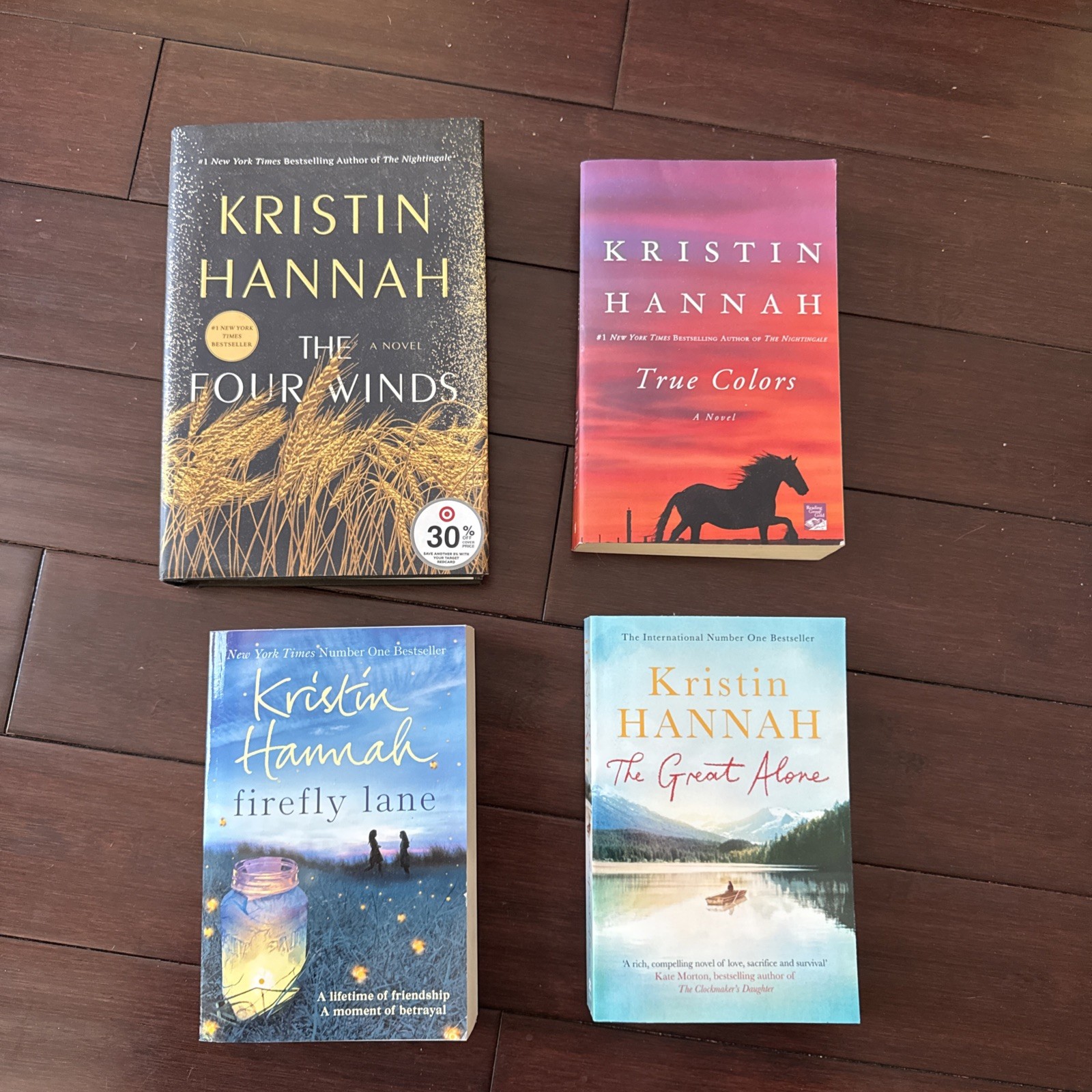 Kristin Hannah 4 Book Lot – (3 Paperback, 1 Hardcover) – VGC
