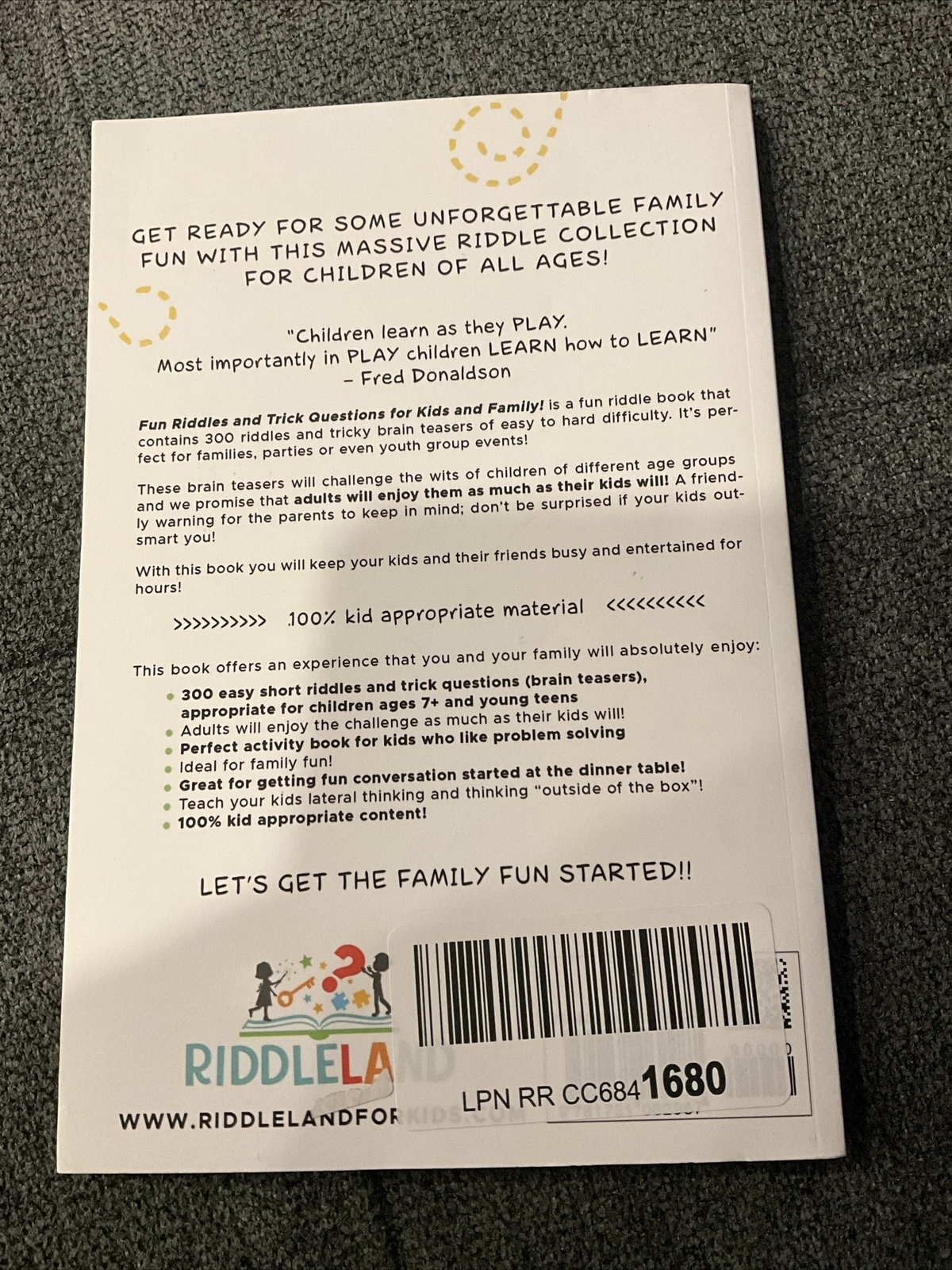 Riddles for Kids Ser.: Fun Riddles and Trick Questions for Kids and Family : 300