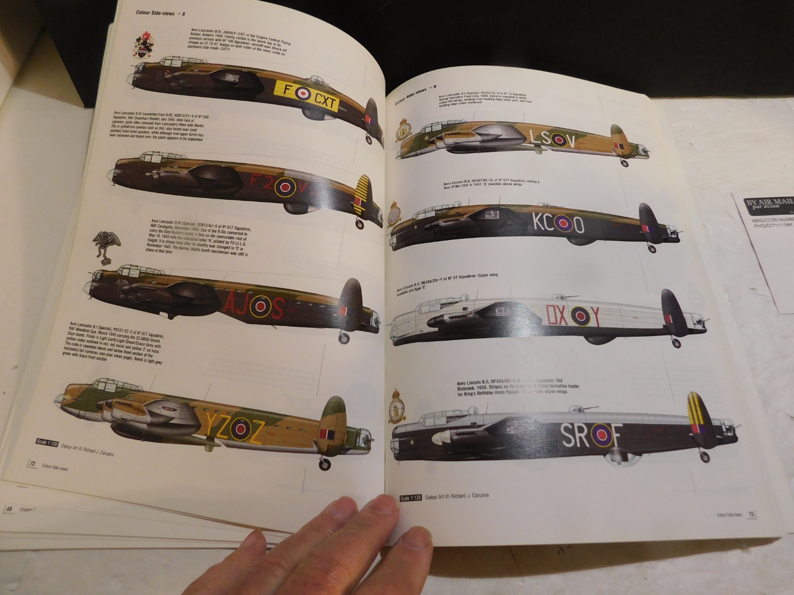 Avro Lancaster Guide for Modeler Manchester & Lincoln SAM Publications Book