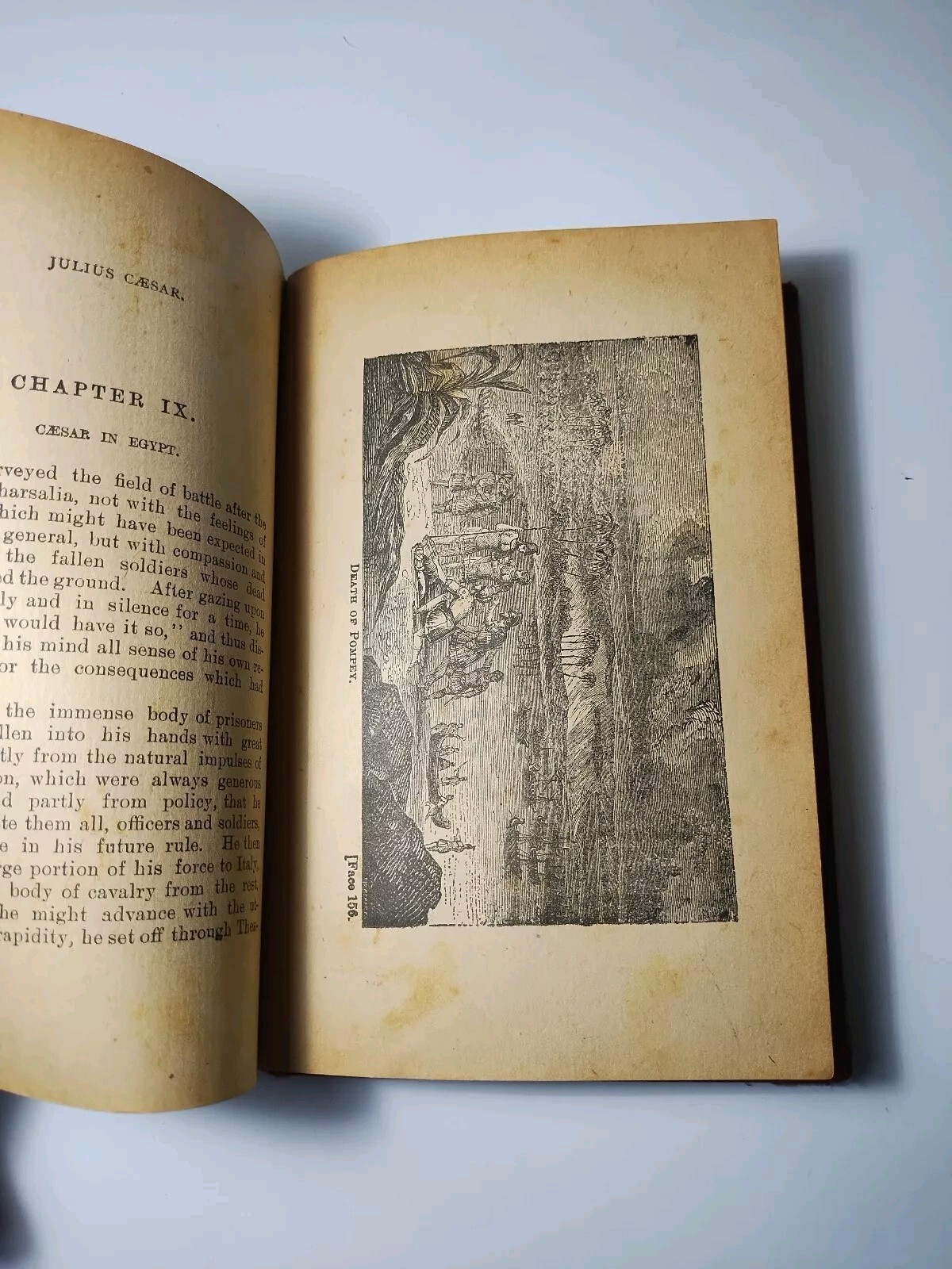 History of Julius Caesar by Jacob Abbott Hardcover Rare 1st Print Antique 1800s