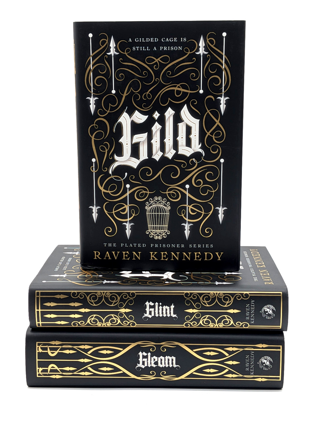 FairyLoot Exclusive: The Plated Prisoner 1-3 Set by Raven Kennedy SIGNED, HC/DJ