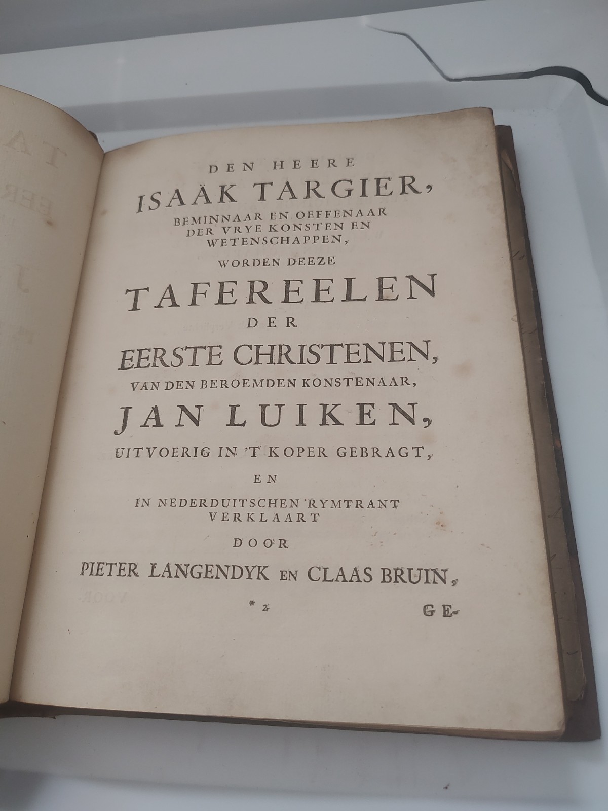 1722 Jan Luyken Tafereelen der Eerste Christenen COMPLETE 92 Plates Folio