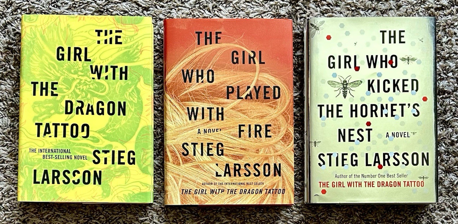 The Millennium Trilogy Hardcover ALL 1st Edition 1st Printing by Stieg Larsson