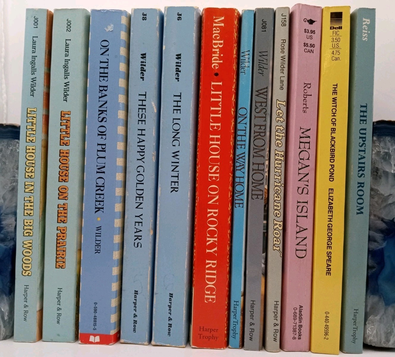 12 Book Lot Laura Ingalls Wilder Little House On The Prairie Newbery Classics