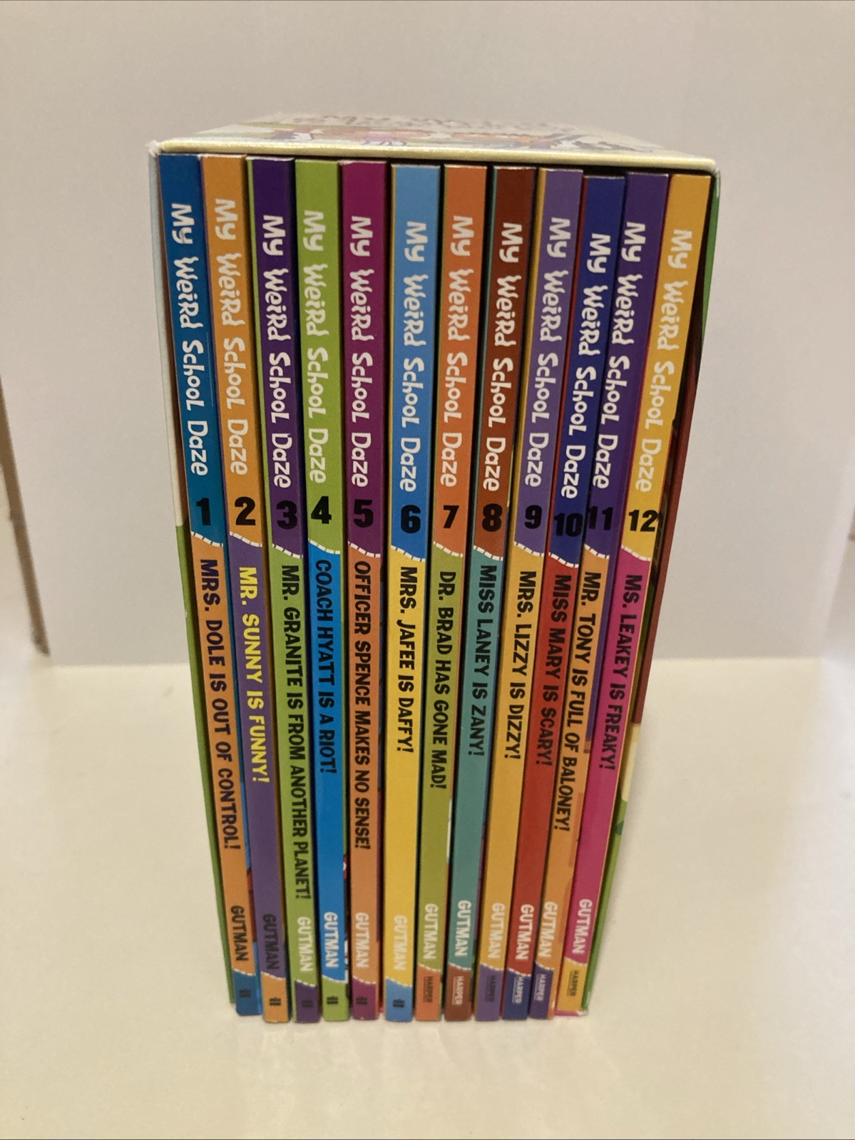 My Weird School Daze 1-12 Complete Paperback Box Set by Dan Gutman Good