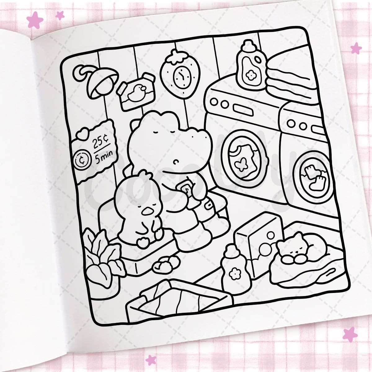 Cozy Days: Coloring Book for and Kids (Cozy Spaces Coloring)