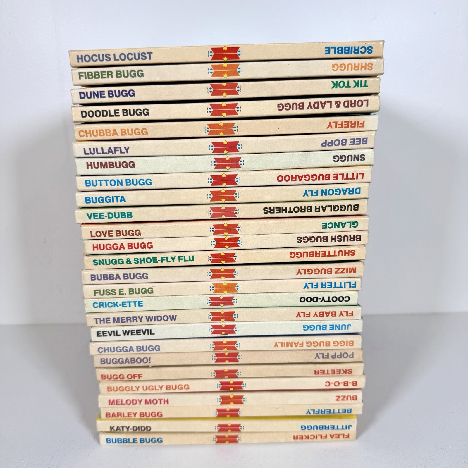Complete Set! Vintage 1980s Topsy Turvy Bugg – 26 Books – Hardcover Cosgrove