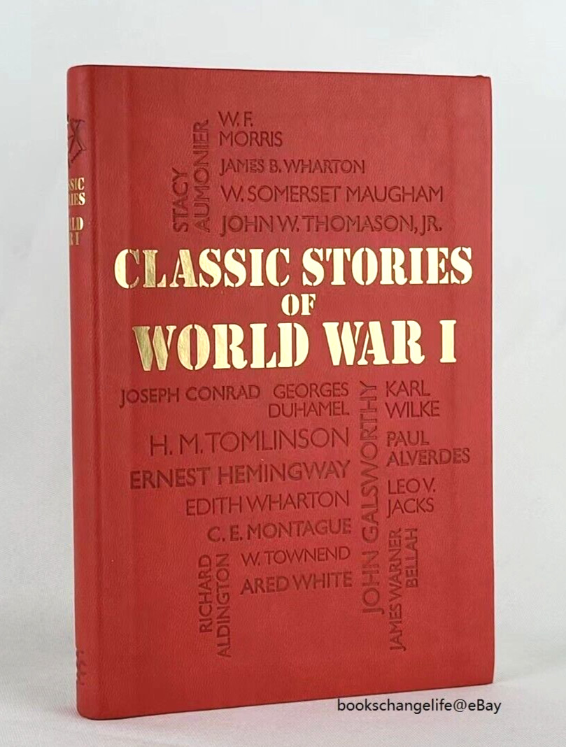 CLASSIC STORIES OF WORLD WAR I 20 Stories Flexi Bound Soft Faux Leather NEW