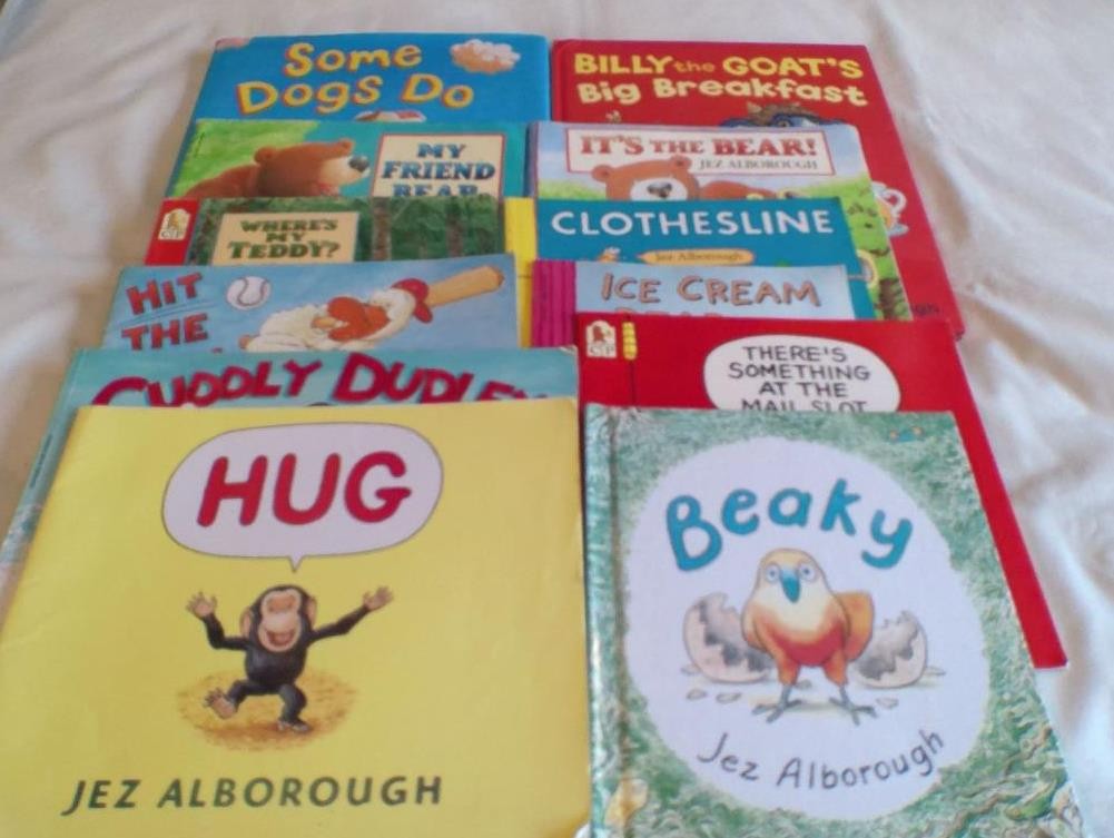 HUGE set of 12 Jez Alborough picture books